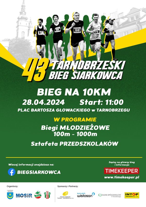 Plakat: Tarnobrzeski Bieg Siarkowca