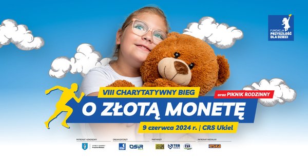 Plakat: Charytatywny Bieg o Złotą Monetę